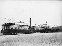 172086 Afbeelding van een electrische trein van de Z.H.E.S.M. op het emplacement bij de werkplaats te Leidschendam-Voorburg.